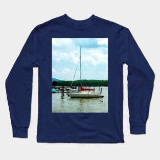 Cold Springs NY - Docked On The Hudson River Long Sleeve T-Shirt